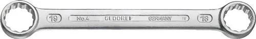 Clé à double anneau Gedore 4 25x28 mm 289 mm droite