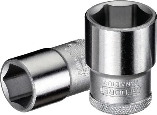 Douille à cliquet Gedore 19 1/2" 6 pans SW 28 mm L. 43 mm