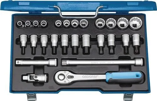 Jeu de douilles GEDORE D 19 IMU-10 27 pièces 1/2"