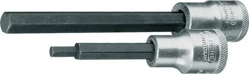 Douille à cliquet IN 19 1/2" à 6 pans intérieurs SW 14 mm L. 60 mm