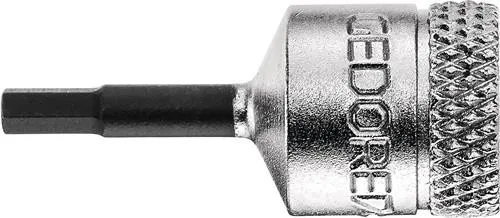 Gedore Douille à cliquet IN 20 1/4″ 6 pans internes SW 6 mm - 6178490