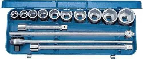 Jeu de douilles 6 pans 3/4", 14 pièces, clé de 22 à 50 mm - GEDORE 32 EMU-2