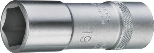 Douille à cliquet Gedore 19 L 1/2" 6 pans SW 19 mm L. 82 mm