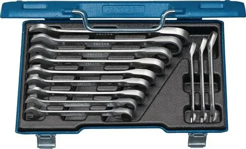 Gedore Clé à cliquet à anneau mâle 7 UR-012, jeu de 12 pièces, SW 8-19 mm, réversible