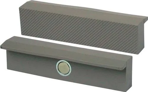 Mâchoires de protection pour étau Brockhaus pour largeur de mâchoires 100 mm avec striage PU
