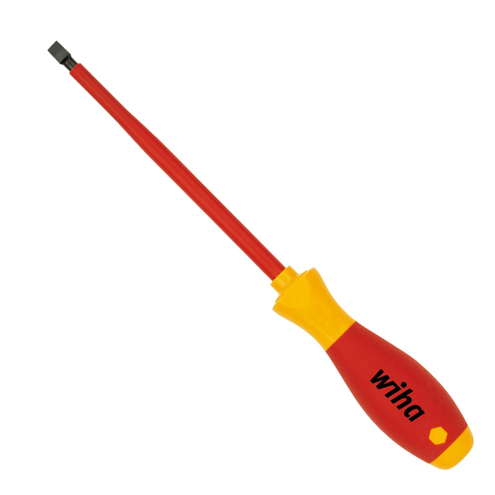 Wiha VDE Tournevis plat 00820 Largeur de lame: 2.5mm Longueur de lame: 75mm