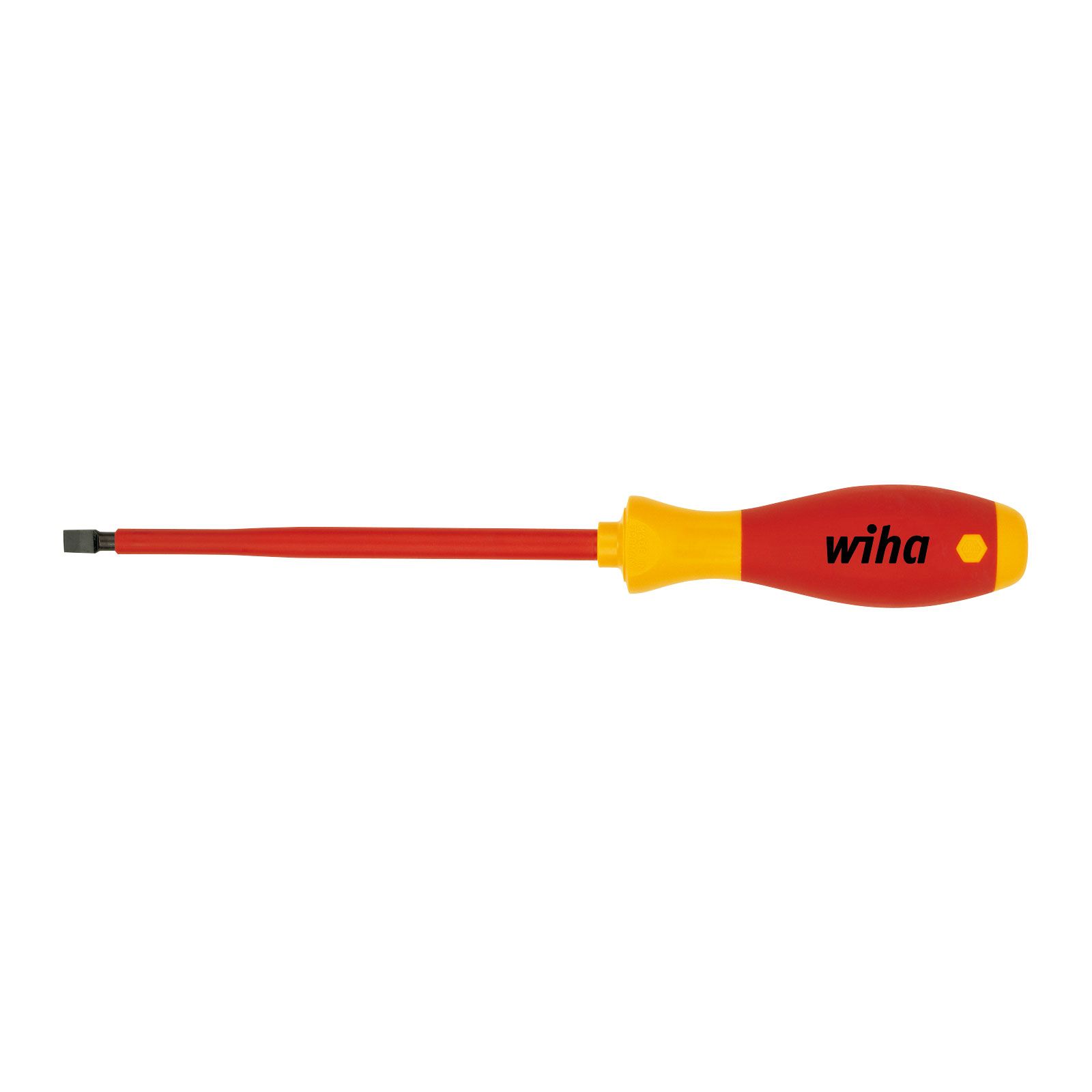 Wiha® Tournevis plat 320N VDE manche rond en plastique 3,5x0,6x100mm