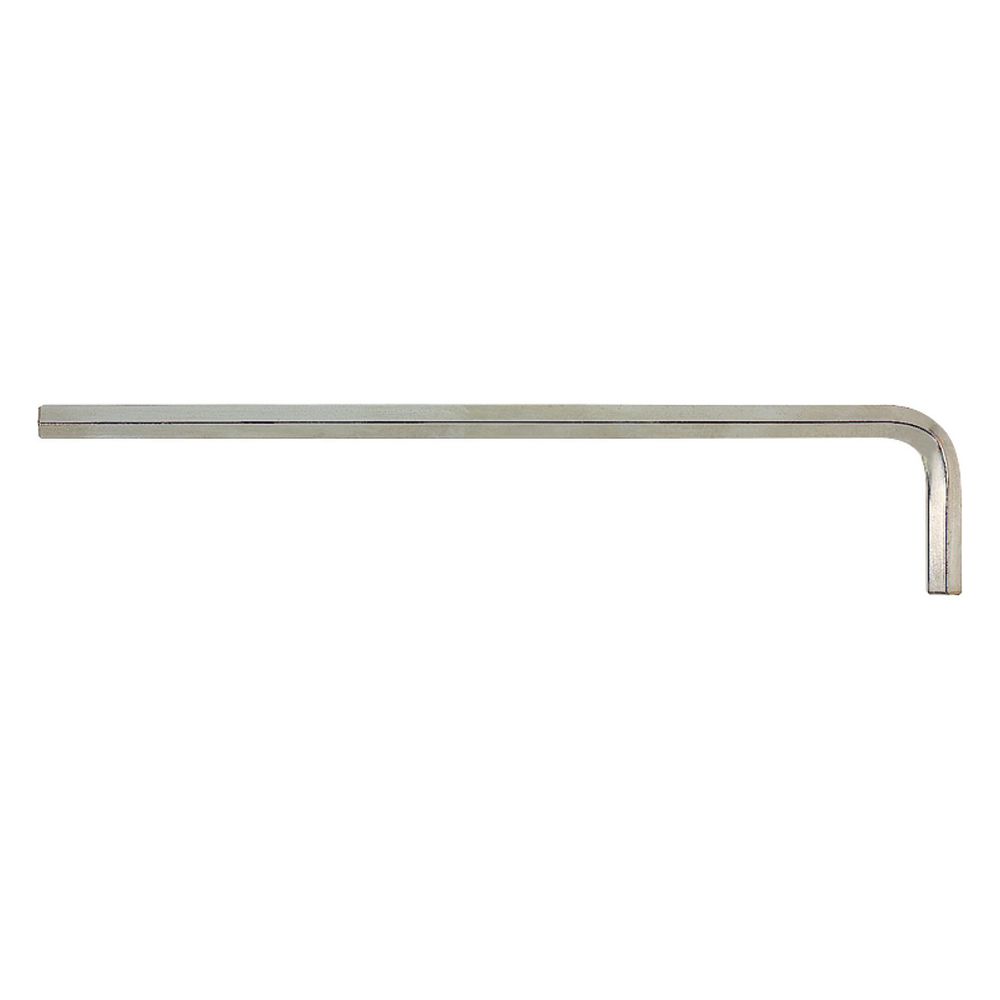 Clé Allen coudée Wiha, 10,0 mm x 231 mm, acier au chrome-vanadium, nickelée brillante, coudée à angle droit