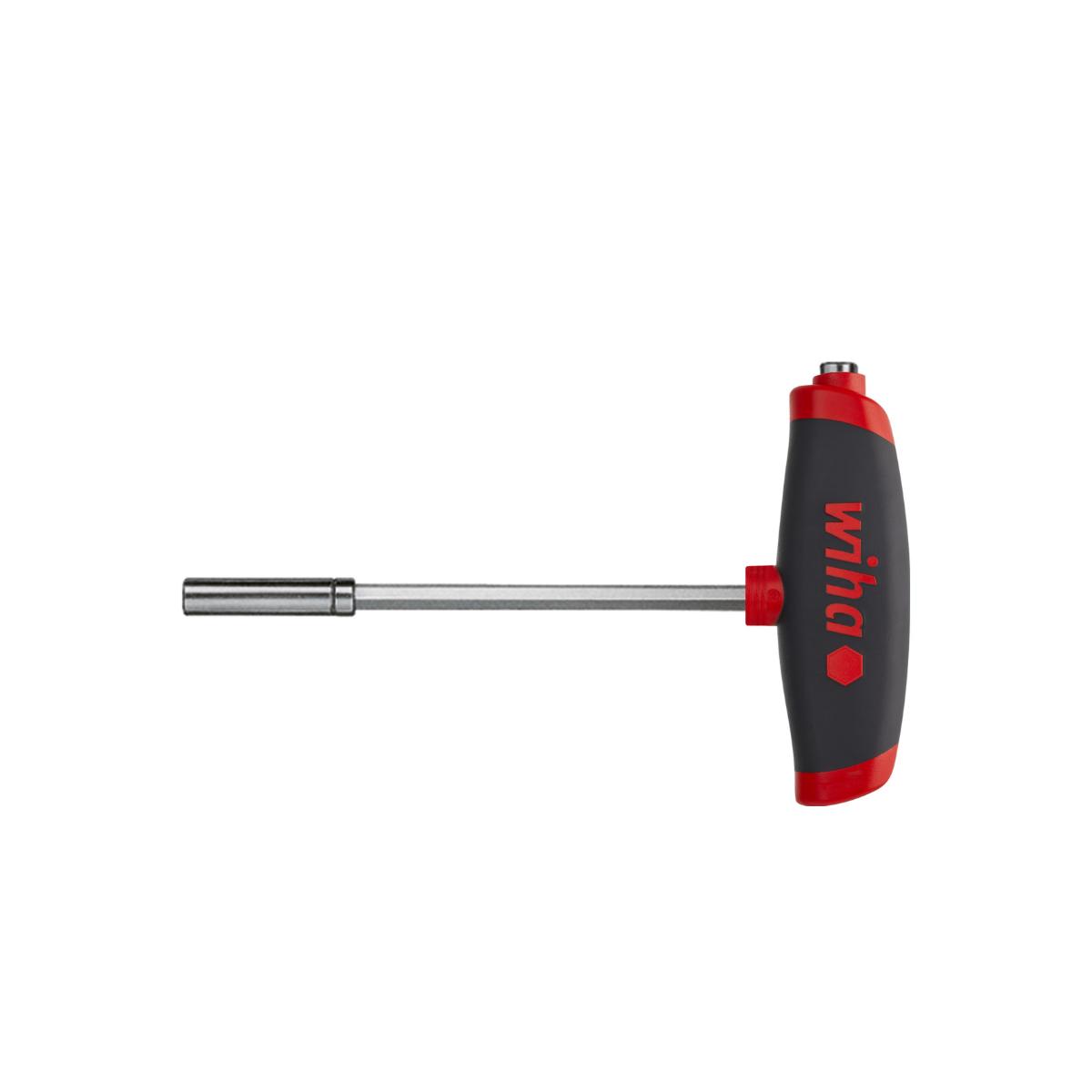 Tournevis Wiha avec manche transversal et porte-embouts magnétique 1/4"