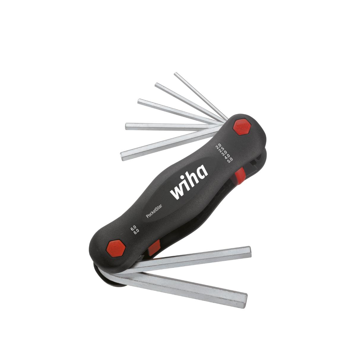 Jeu de clés à six pans Wiha PocketStar Multitool 7 pièces