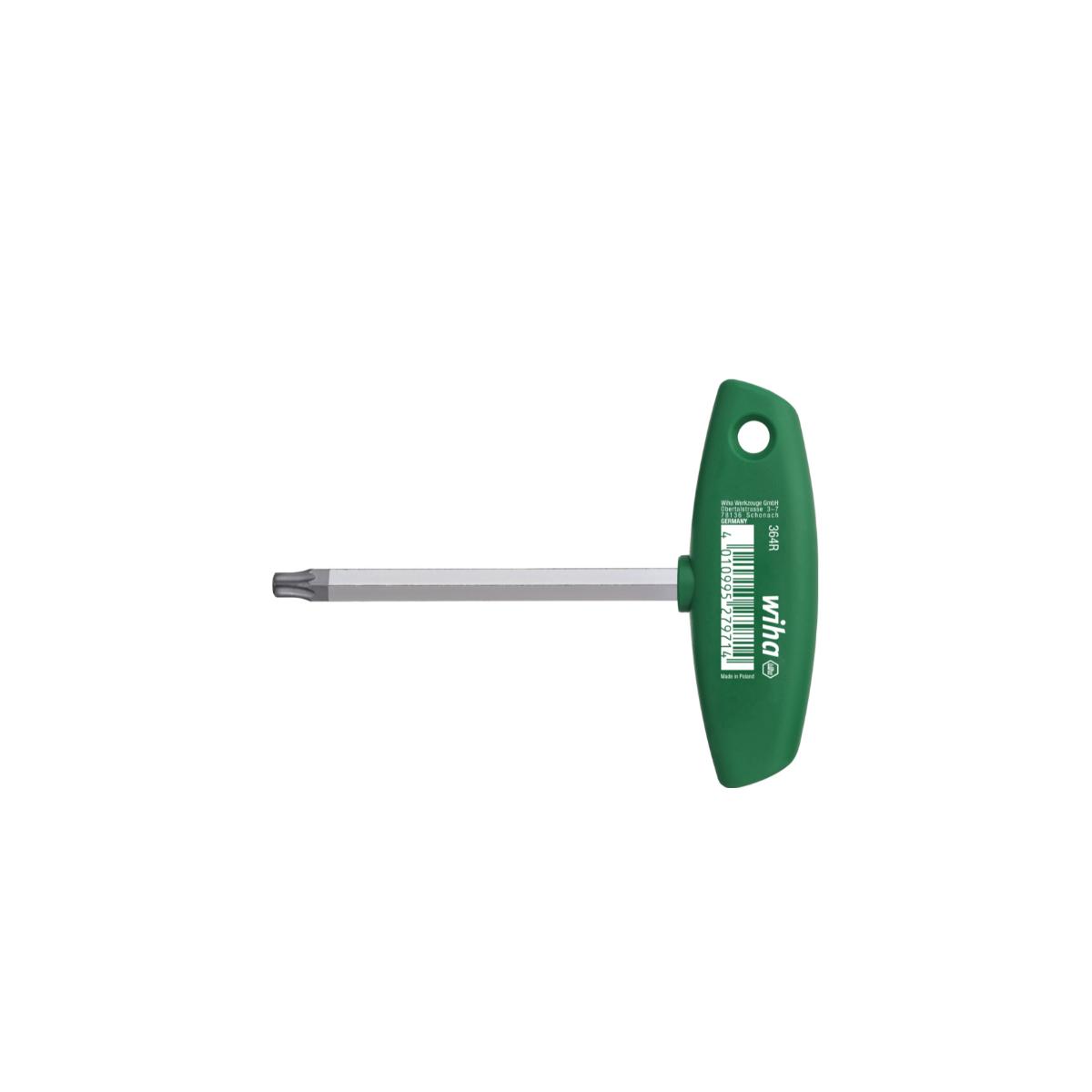 Clé mâle à poignée transversale TORX MagicSpring® bichromée mate de Wiha