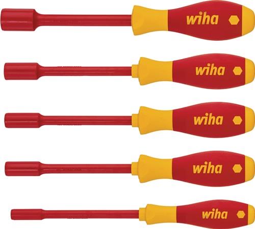 Set de tournevis Wiha SoftFinish® électrique à clé hexagonale 5 pièces (29466)