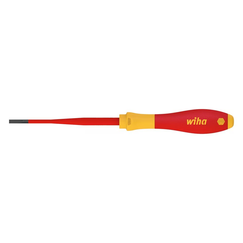 Tournevis Wiha SoftFinish electric slimFix à fente - 10 pièces