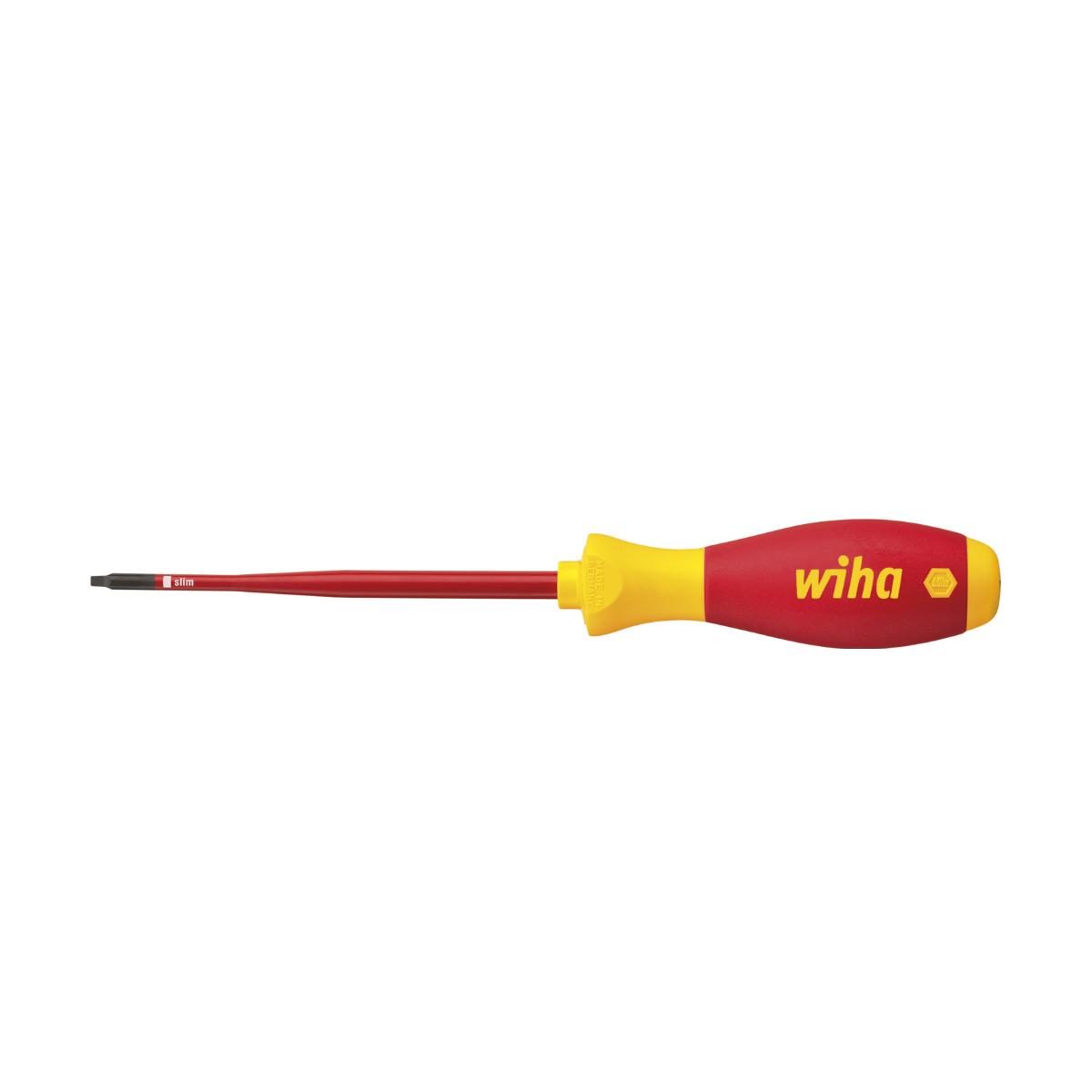 Tournevis Wiha SoftFinish electric slimFix à tête carrée #2 x 125 mm