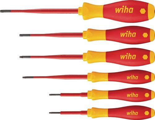Jeu de tournevis Wiha SoftFinish electric slimFix TORX 6 pièces