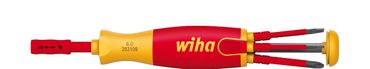 Tournevis Wiha avec magasin de bits LiftUp electric TORX® (6 bits slim) en emballage carton