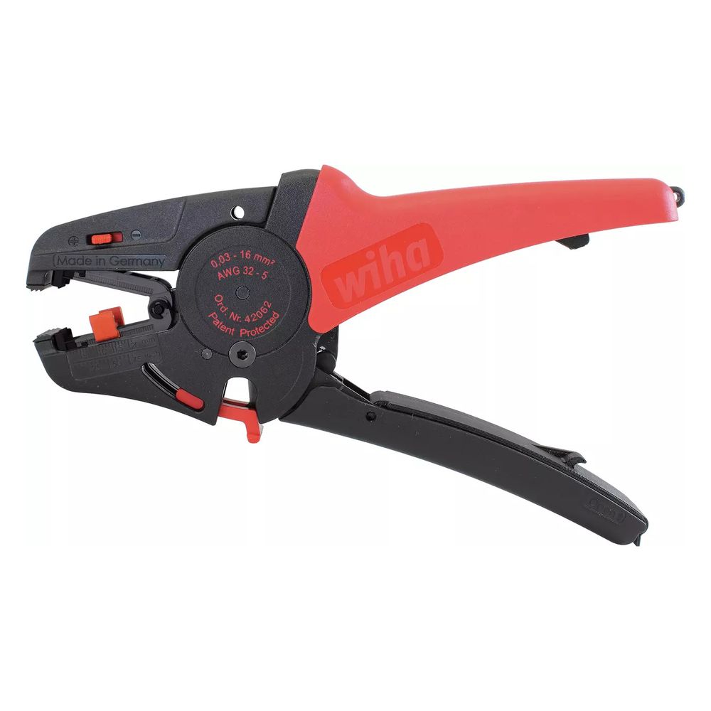Dénudeur automatique Wiha 0,03 - 16 mm² 200 mm, 8" (42062)