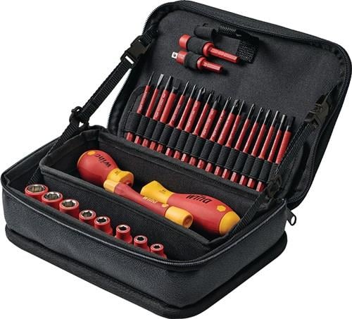 Set d'outils Wiha slimVario® électriques mixtes 32 pièces incluant étui fonctionnel (43465)
