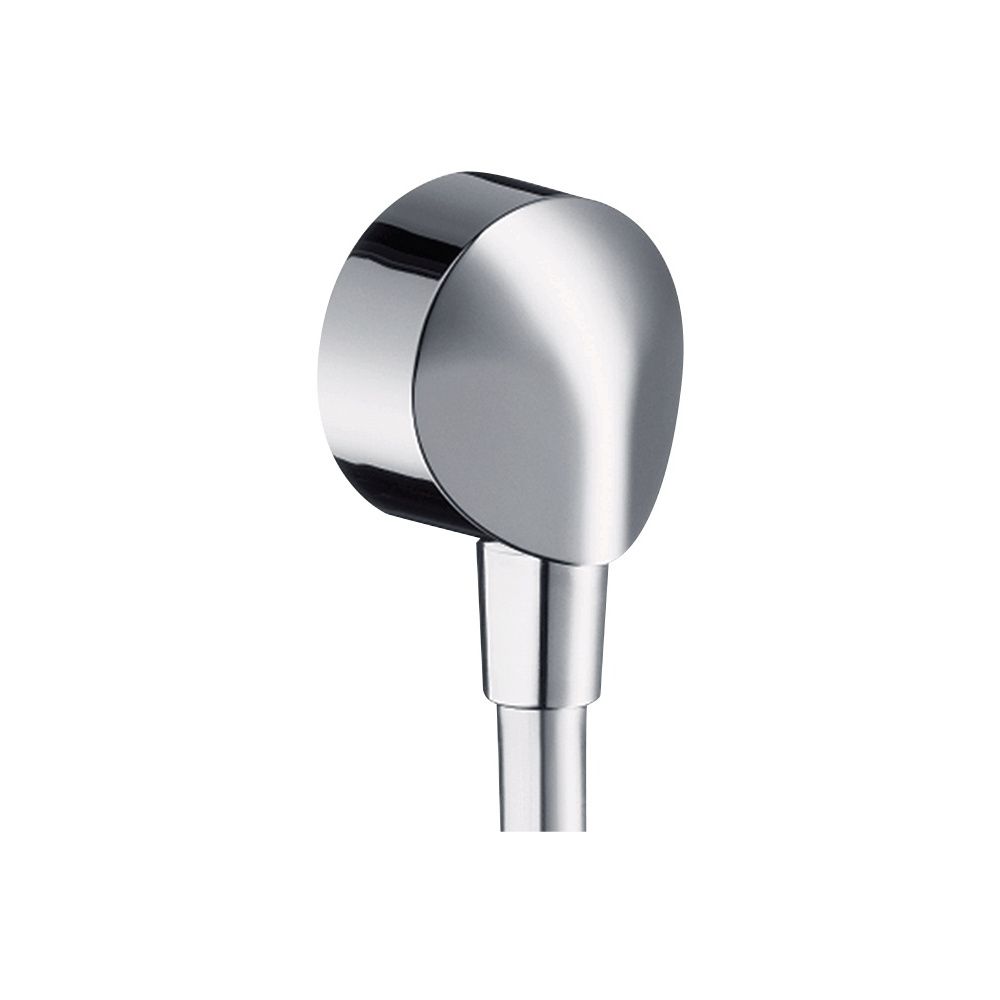 Raccord mural FixFit E Hansgrohe avec clapet anti-retour, chromé
