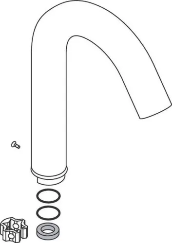 Pièce de rechange Hansgrohe bec de robinet WT
