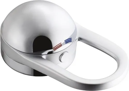 Hansgrohe AXOR Poignée pour mitigeur de lavabo Allegroh, finition chromé/or, 16092090