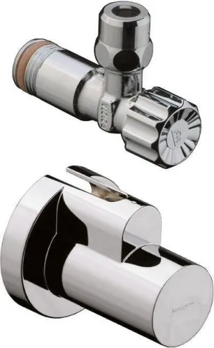 Hansgrohe HG Vanne d'angle avec cache chromée