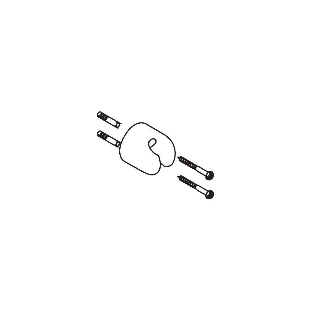 Support de douchette Pharo Hansgrohe B-Paneel, chromé, 96532000