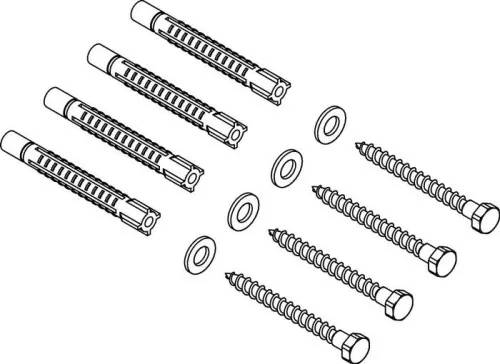 Hansgrohe Pharo Pièces de fixation pour panneau de douche Prestige manuel, 25949000