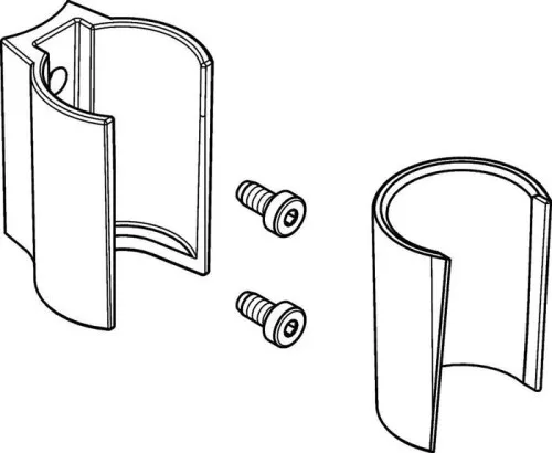 Axor HG Support de pommeau complet chromé