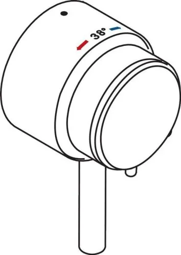 Hansgrohe HG poignée Triostat complète Pharo panneau de douche Comfort Plus