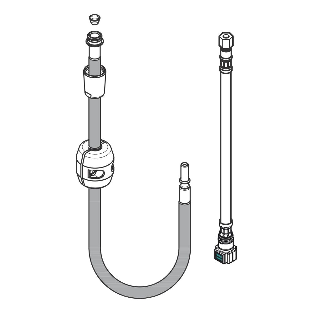 Tuyau Hansgrohe 1750 mm pour mitigeur d'évier (réf. 96921000)