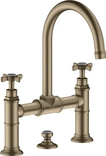 Robinet Axor HG 2G WT Montreux 220 DN 15 nickel brossé ZAG 1 1/4"