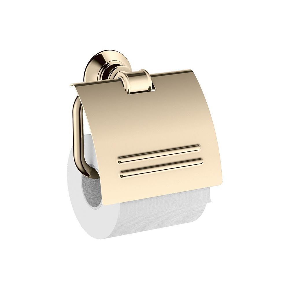 Hansgrohe AXOR Montreux porte-rouleau de papier toilette, couvercle, 158x106 mm, entraxe de perçage 35 mm, Nickel poli