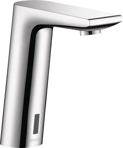 Hansgrohe Metris S Mitigeur électronique pour lavabo, 5 l/min, préréglage de température sur batterie, Chrome