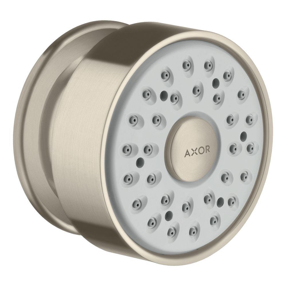 Douchette latérale AXOR, 5 l/min, 65 mm, 1 jet rond, nickel brossé