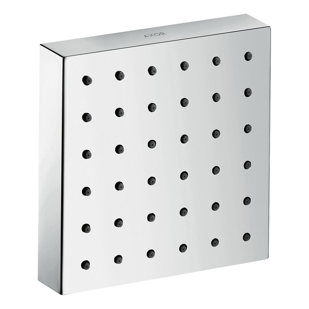 Module de douche Hansgrohe AXOR ShowerSolutions 120x120 mm, encastré, 5,3 l/min, angulaire, chromé