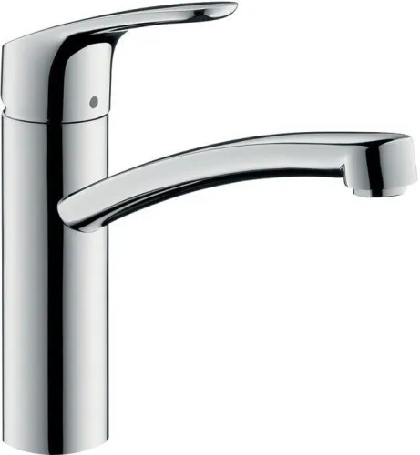 Hansgrohe Mitigeur de cuisine HG EH FOCUS DN 15 avec eau chaude visible chromé