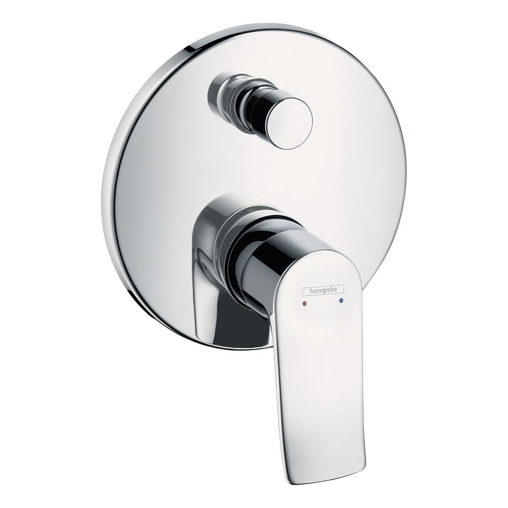 Hansgrohe Metris Mitigeur encastré pour baignoire Set prêt à poser Chromé avec combinaison de sécurité