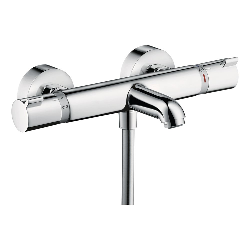Hansgrohe Ecostat Comfort Robinet thermostatique pour baignoire en saillie, 20 l/min, Chrome