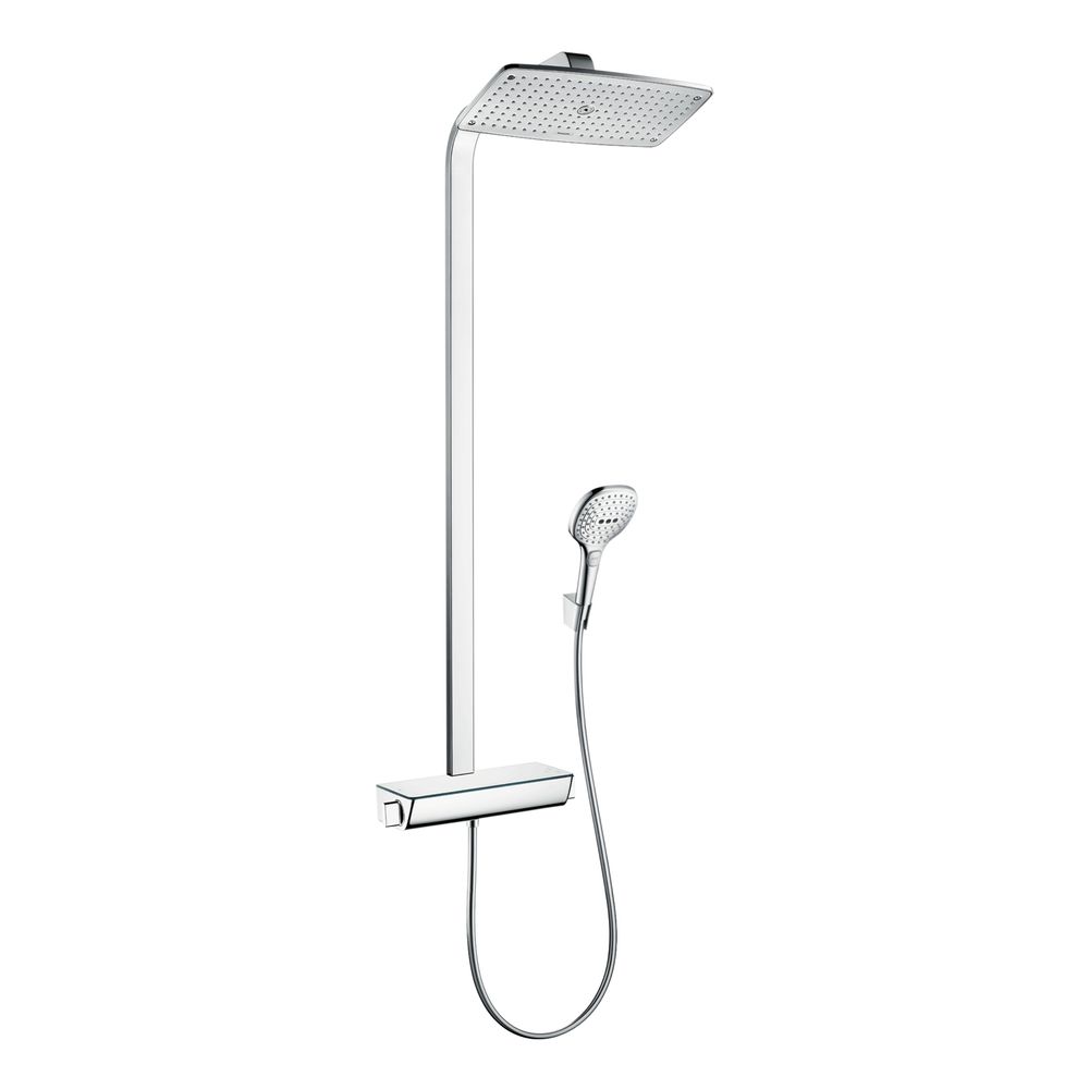 Colonne de douche Hansgrohe Raindance E 360 mm 1 jet 15 l/min avec mitigeur thermostatique, chromé