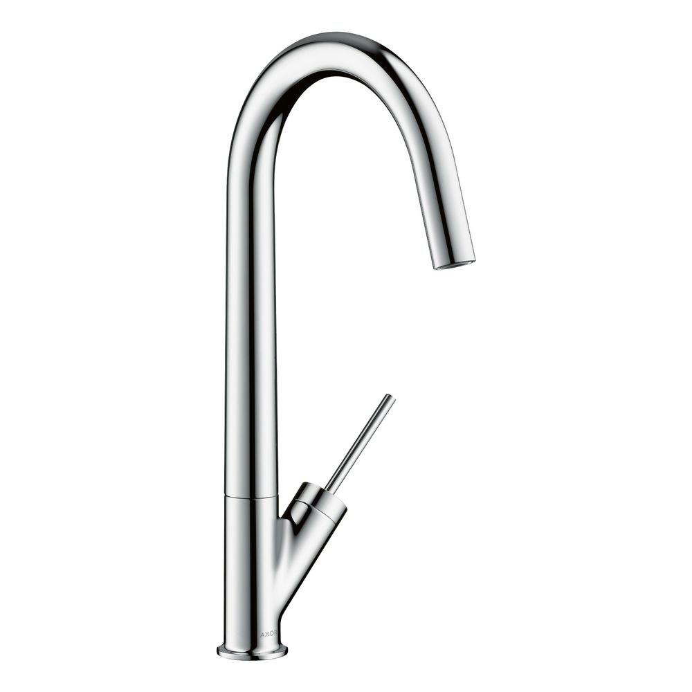 Robinetterie de cuisine Hansgrohe AXOR Starck, mitigeur monocommande, bec orientable, ComfortZone 300, chromé