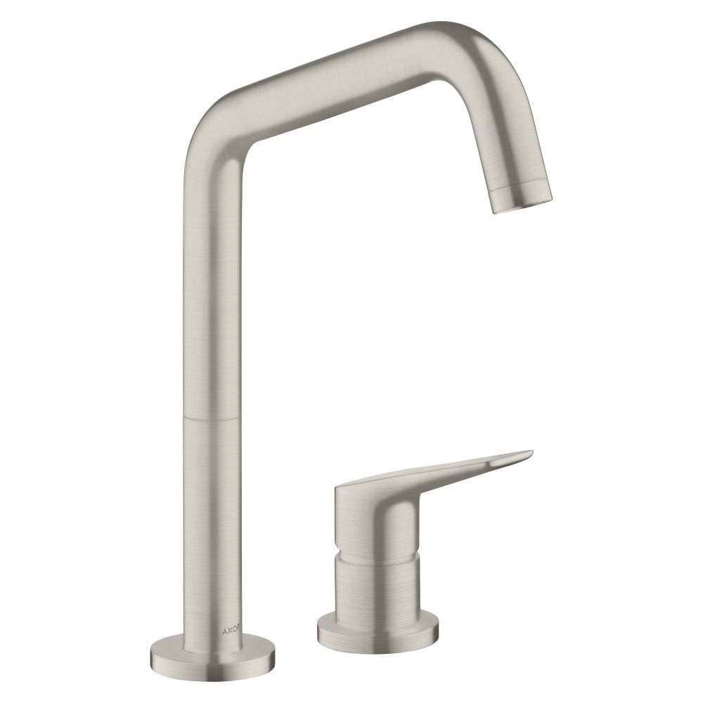 Hansgrohe AXOR Citterio M Mitigeur de cuisine 2 trous ComfortZone 240, 11 l/min, bec orientable, finition acier brossé
