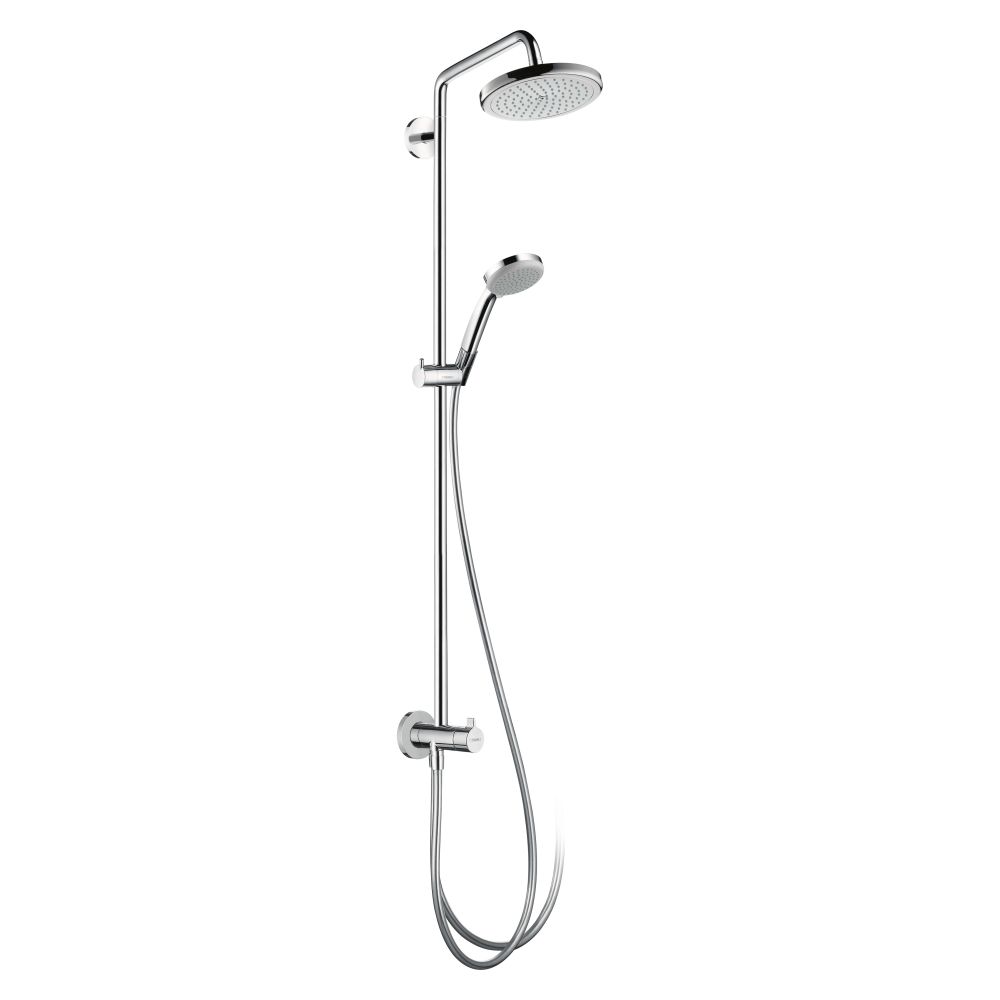 Hansgrohe Croma Showerpipe 220 mm - Pompe 1 jet 18,5 l/min - Reno - Chrome