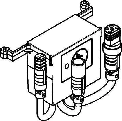 Hansgrohe AXOR Module de commande électronique pour mitigeur de lavabo encastré, 95947000