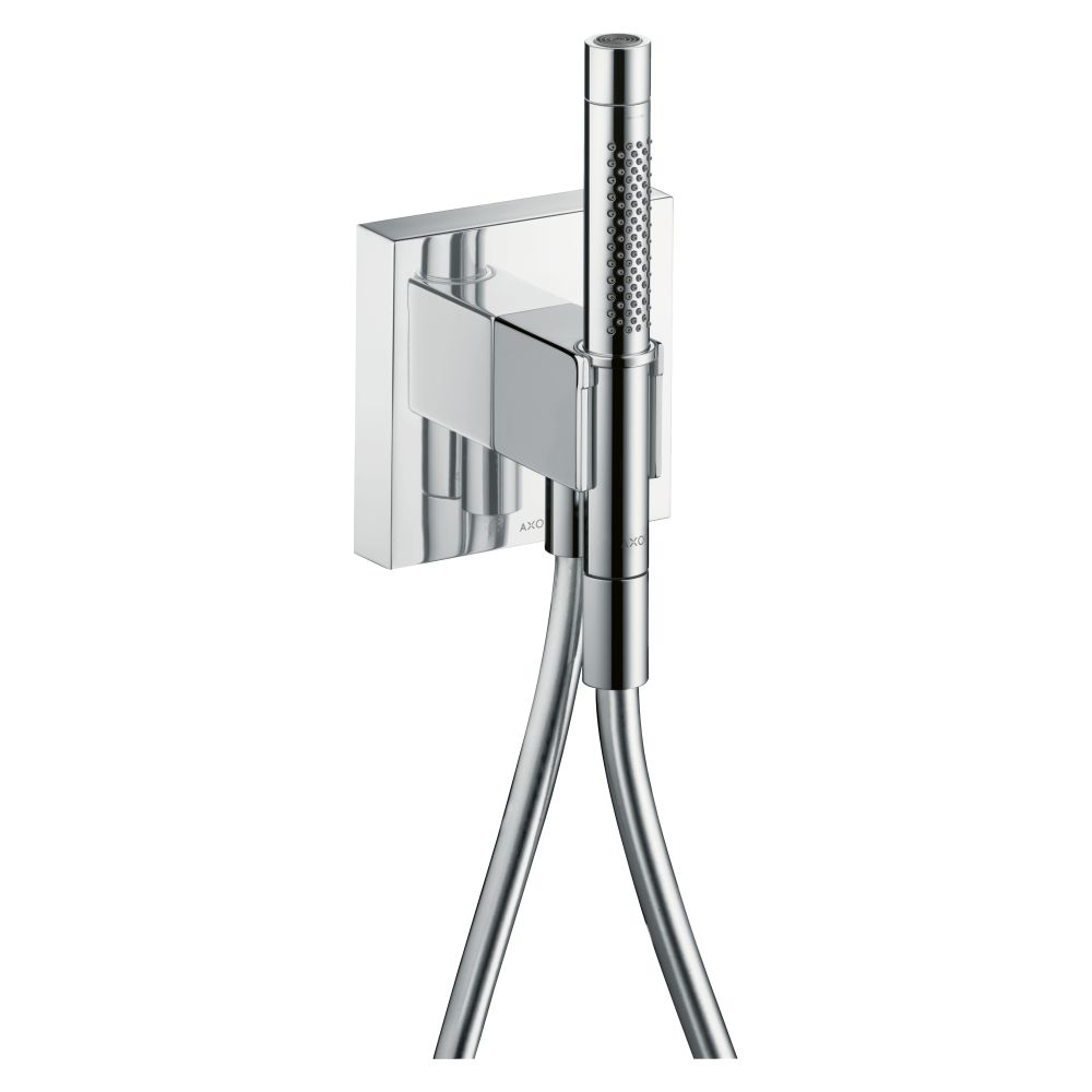 Unité de porte-serviettes Hansgrohe AXOR Starck, 16,2 l/min, 120x120 mm, douchette à main 2 jets, flexible de douche, chromé