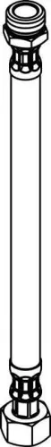 Tuyau de raccordement Hansgrohe 700 mm G 3/8" x G 3/8" pour mitigeur de robinet PuraVida 2 trous, 95896000