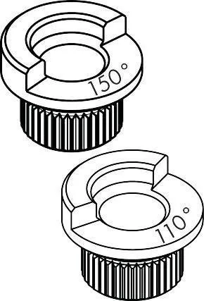 Hansgrohe HG Kit de butées 110°/150°