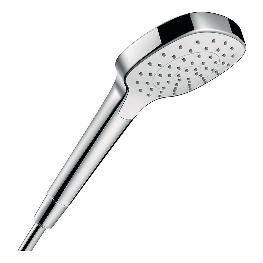 Pommeau de douche Hansgrohe Croma E 110 1 jet EcoSmart 9 l/min - Blanc / Chromé