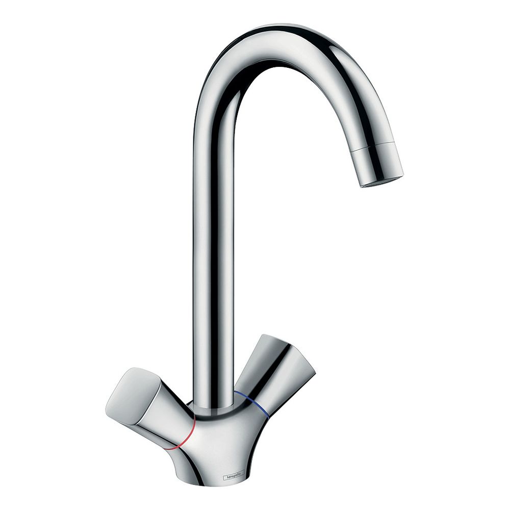 Mitigeur de cuisine Hansgrohe Logis M31 2-poignées 220 mm, 12 l/min, 1 jet, chromé