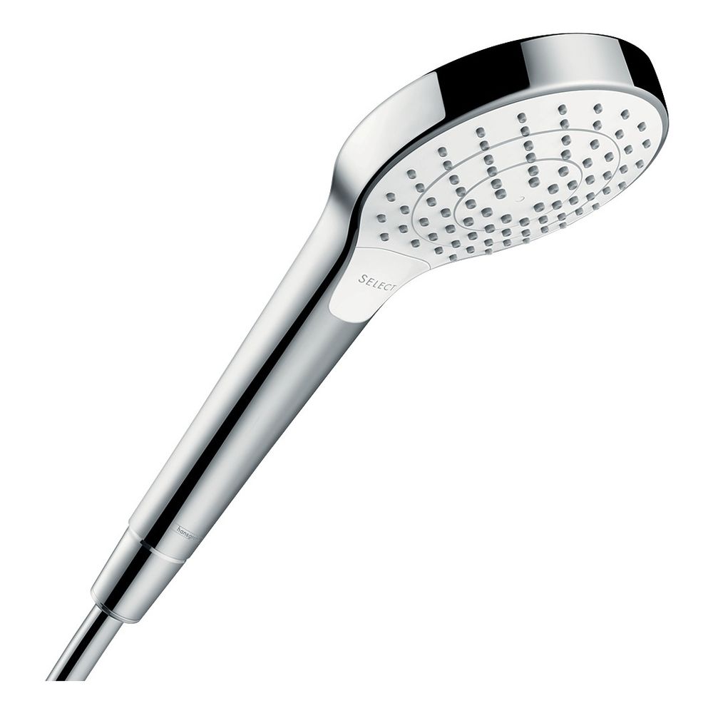 Pommeau de douche Hansgrohe Croma Select S 110 mm Vario, 14,7 l/min, blanc/chrome